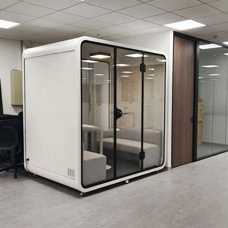 Indoor Movable Privacy Silence Soundproof Broadcasting Pods Isolation Booth Home Silence Booth Portable Recording Privacy Office