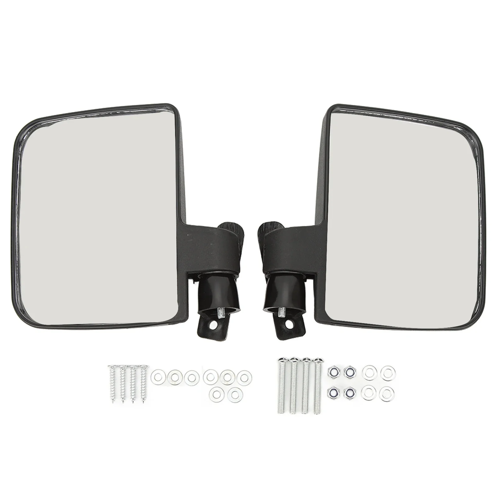 

2 Pack Golf cart Side Mirrors for Club Car and Ezgo Rearview Mirror Yamaha Star Zone Carts Replacement Accessories