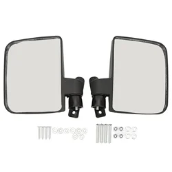 2 Pack Golf cart Side Mirrors for Club Car and Ezgo Rearview Mirror Yamaha Star Zone Carts Replacement Accessories