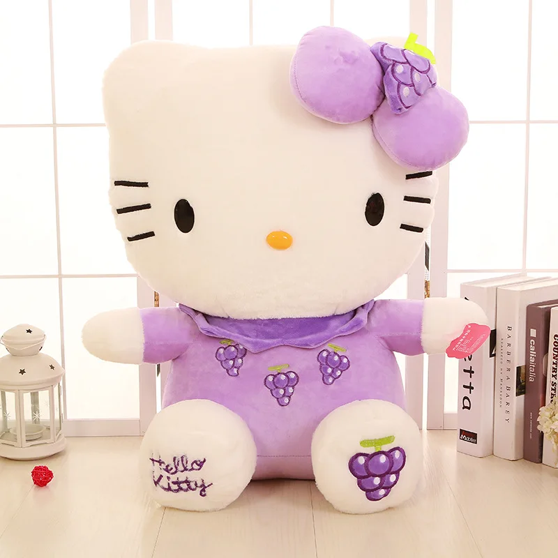 Sanrio-peluches Kawaii de Hello Kitty para niños, juguetes de peluche de animales, almohada, decoración del hogar, regalos de cumpleaños, nuevo