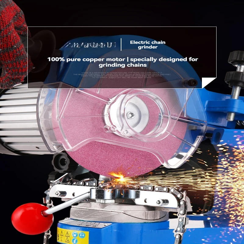 

220V/110V Automatic Electric Saw Chain Grinder Professional Chain Grinding Machine Petrol Saw File Bench Chainsaw Sharpener