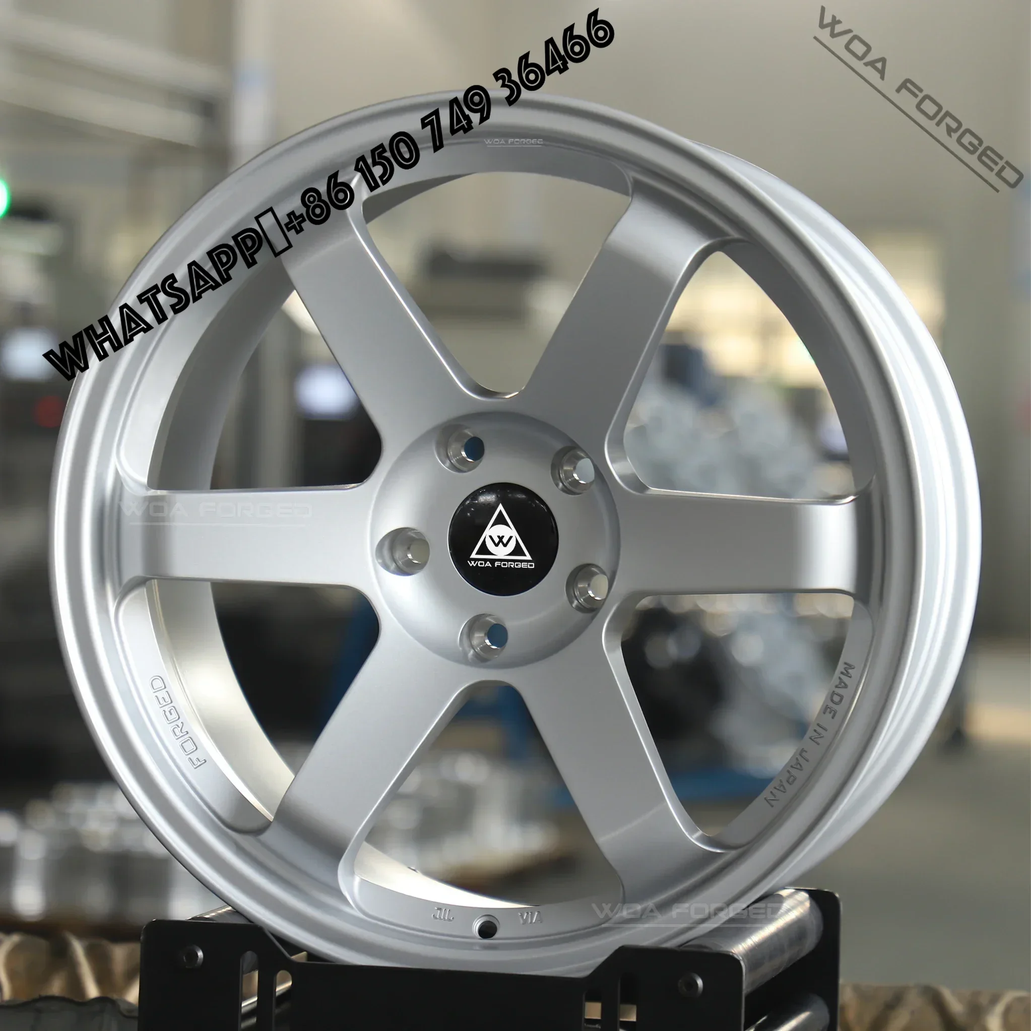 

6061-T6 DOT TE37 SAGA S-Plus Single Six-Spoke Forged Lightweight Aluminum Car Wheels 5x120 5x112 Single Disc Fit for BMW