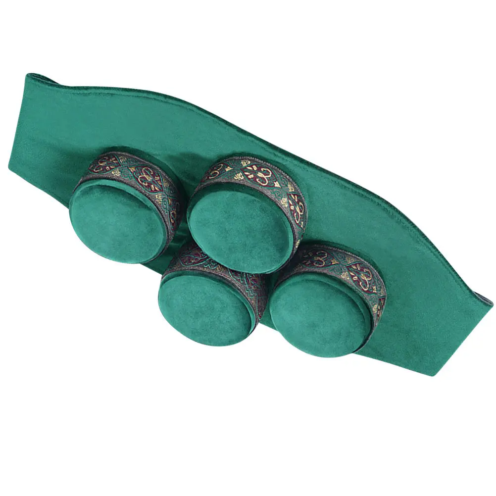 1Pcs Smoke-Blocking Moxibustion Cloth Band Chinese Moxa Wool Therapy Gear Indoor Comfort Focused Non-Toxic Fabric Dark