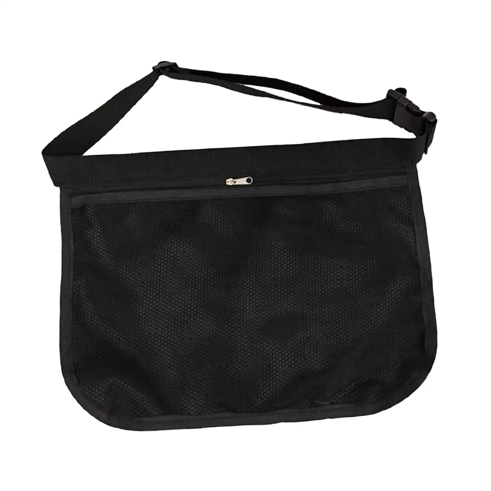 Tennis Ball Bag Oxford Cloth Mesh Pickleball Ball Holder Pouch Training Waist Bag Carry for Game Outdoor