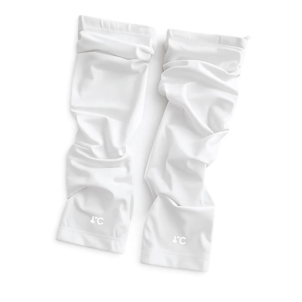 

Loose Songkran Festival Ice Silk Sleeves Cooling Effect Elastic Fabric Sun Protection Sleeves Lightweight Polyester