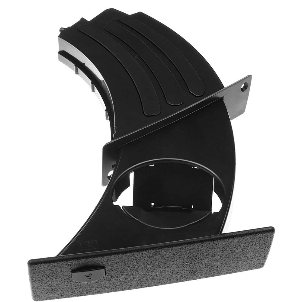 Picture 7: Front Left Driver Side Black Cup Holder for BMW E60 2004-2010, Premium Interior Direct Replacement OEM 51459125622
