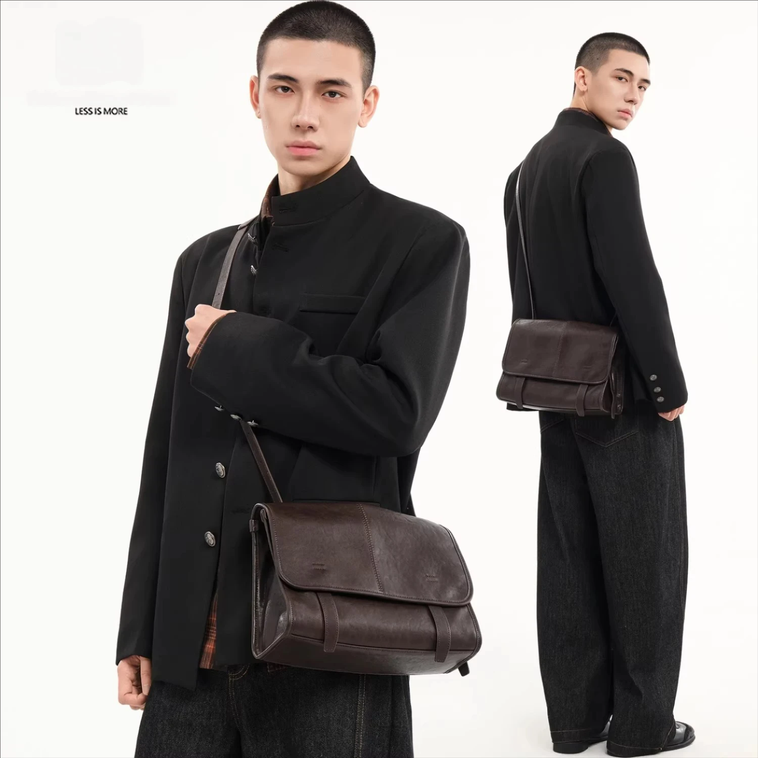 

2026 New Style Cowhide Messenger Bag for Women, Genuine Leather Handbag, Large Capacity, High-End Feel, Crossbody Shoulder Bag