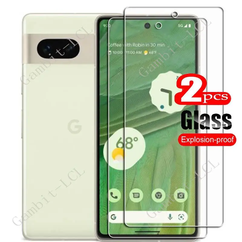 Dla Google Pixel 7 hartowane szkło ochronne na GooglePixel7 Pixel7 GVU6C, GQML3 6.3 Cal ochraniacz ekranu etui na smartfon Film