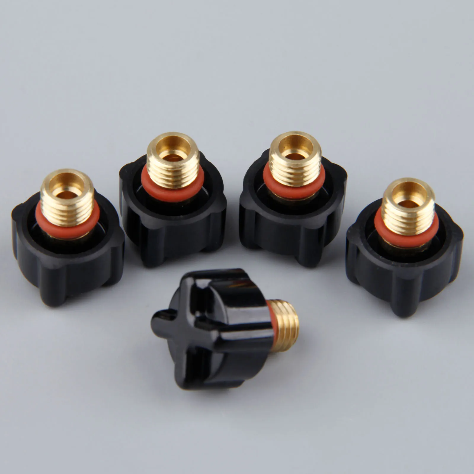 5pcs/set TIG Welding 41V33 Short Back Caps fit for TIG Welding Torches WP-9 WP-20 WP-25 Cutting Consumable Parts Stable Dophee