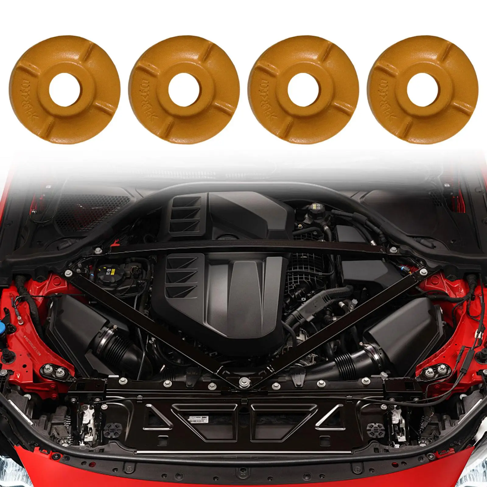 

Upper Lower Shock Strut Mount Bushing Polyurethane Suspension Vibration Absorber for BMW E70 E71 X5 X6 2007-2014