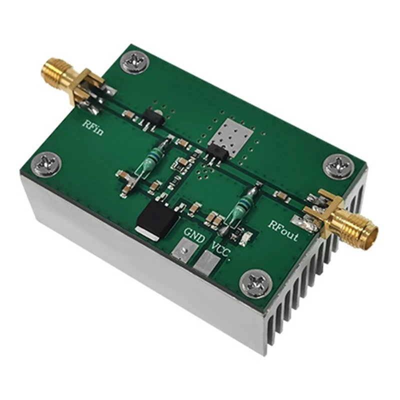 1PC Green 1.6W RF Power Amplifier HF FM VHF UHF Broadband Amplifier For Shortwave Ham Radio