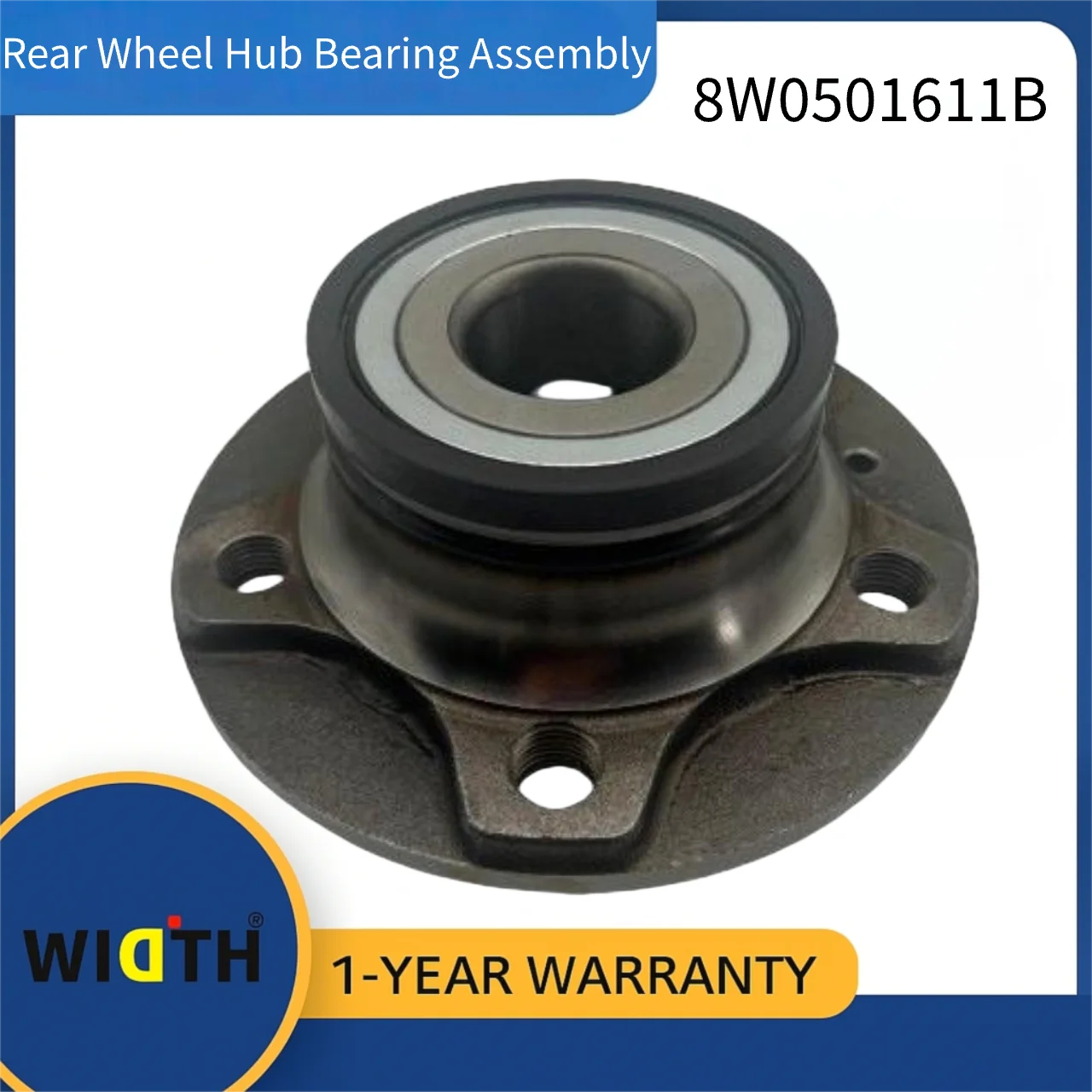 

8W0501611B Rear Wheel Hub Bearing Assembly for Audi A4 A5 A6 A7 2020-2024 | OE Replacement