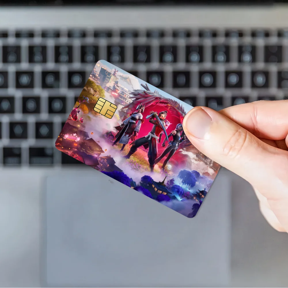 Game Fortnites Anti-Scratch Decorative Waterproof Small Chip 4PCS Card Sticker New