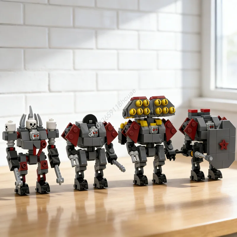426 Piezas MOC Helldivers 2 Berserker Devastators, Bloques de Construcción de Modelos, Arquitectura, Juguete Creativo DIY, Idea de Regalo de Navidad, Educación