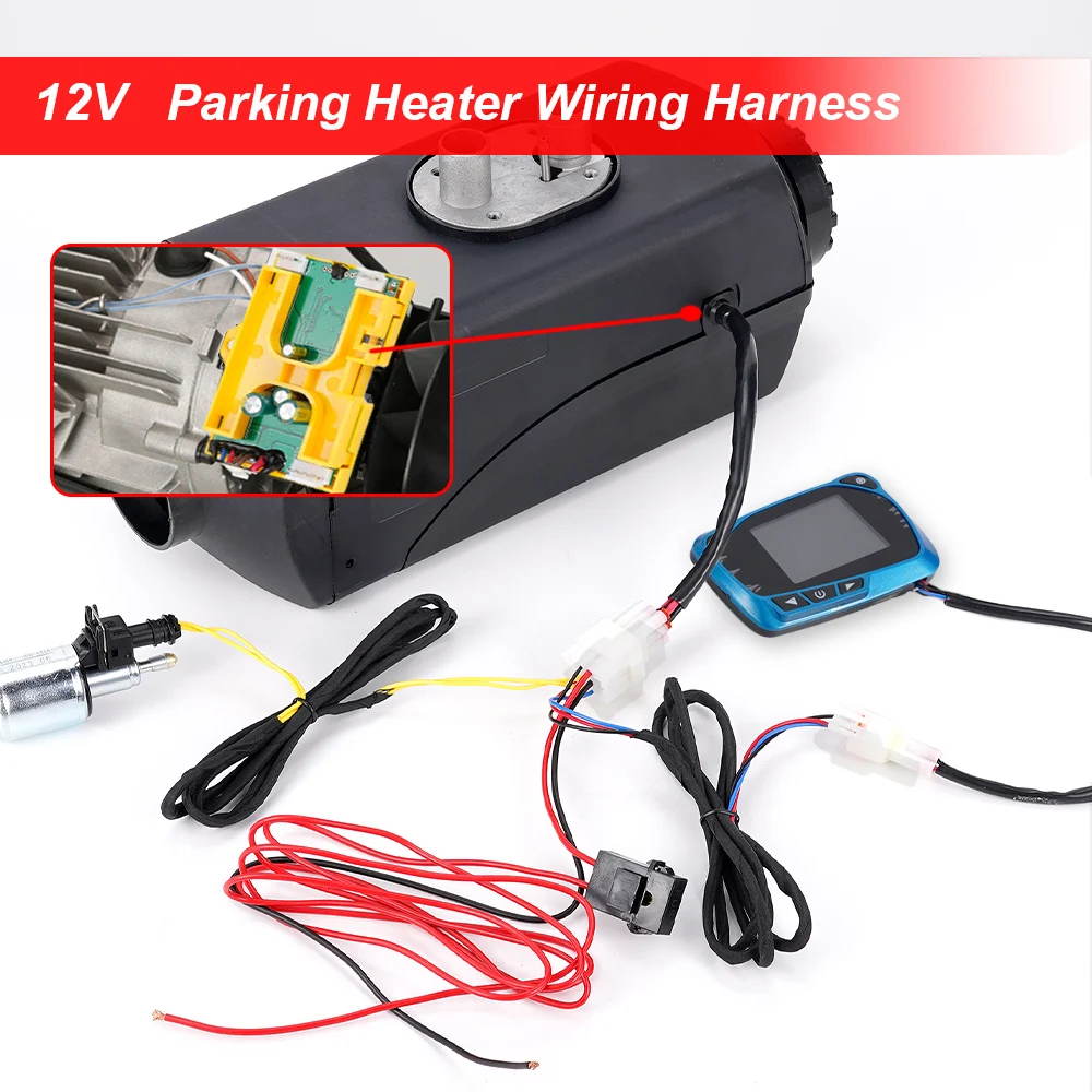 12V 24V Dual Voltage Car Air Diesel Heater LCD Switch Control Wire Harness Controller Board Motherboard