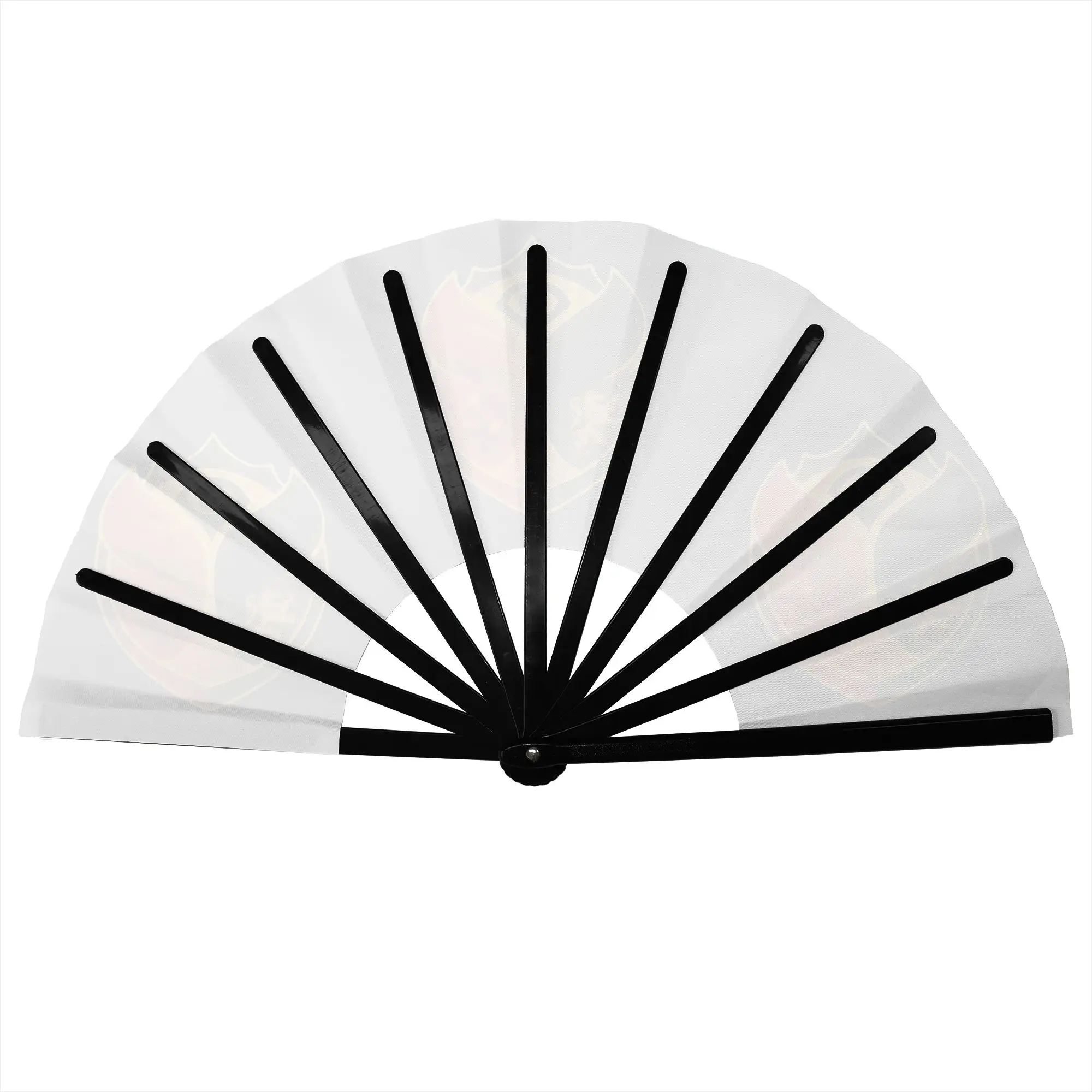 Retro T-Tomorrowland Logo Traditional Folding Fan Oriental Art  High-Quality Fans Gift Elegant Decorative Hand Fan