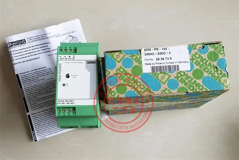 2025.4MINI-PS-100-240AC/24DC/2 Original Phoenix Power Module Order-No.2938730