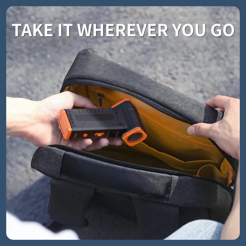 Kipas Jet Mini Motor Turbo Bertenaga 130.000 RPM, Peniup Debu Udara Terkompresi untuk Pengeringan Mobil, Alat Pembersih Portabel untuk Karpet, Meja, dan Rumah