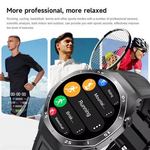Imagen 2 del producto Gt5 Pro 2025 nuevo reloj inteligente para hombres 1,52 pantalla HD Bluetooth Talk Monitor de ritmo cardíaco hombres mujeres NFC reloj inteligente para deportes al aire libre