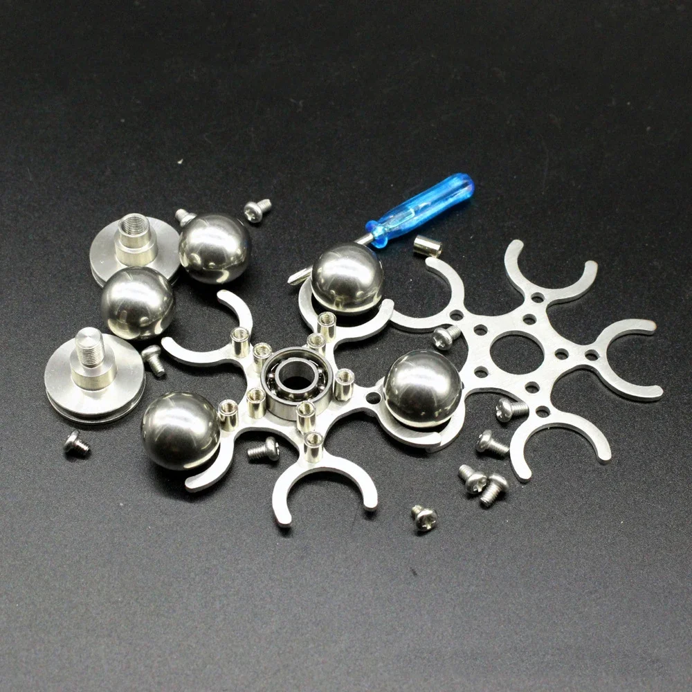 For Adults Gift Idea Metal Ball Ferris Wheel Hand Spinner Stress Reliever Gyroscope Toy Stainless Steel Desktop Decor