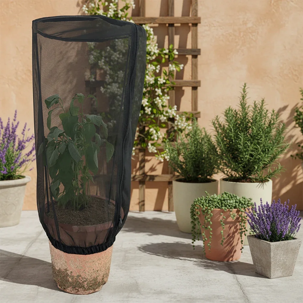 Sturdy Garden Netting With Zipper: Protect Tomatoes, Fruits & Vegetables  Protection For Fruits,Citrus,Flowers Pe Material