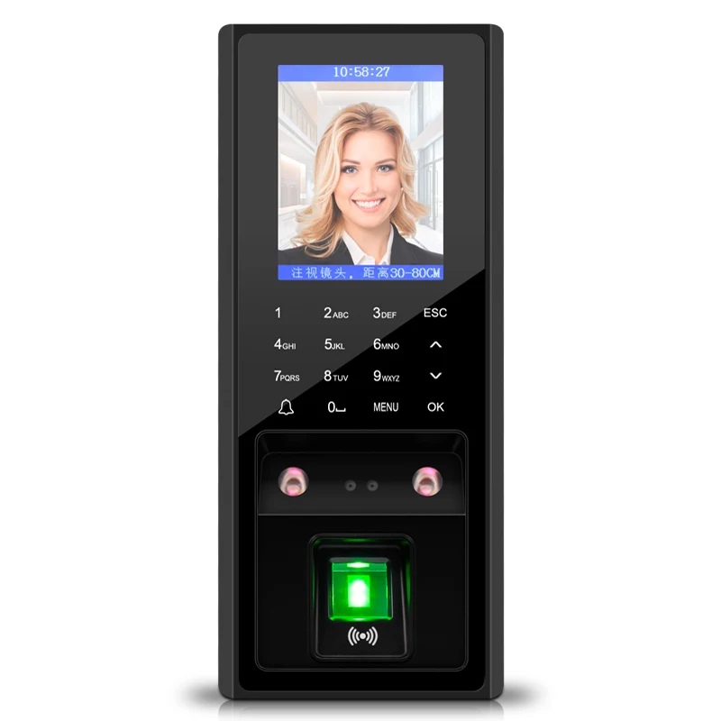 Fingerprint access attendance  facial recognition integrated machine intelligent central control  password access control system