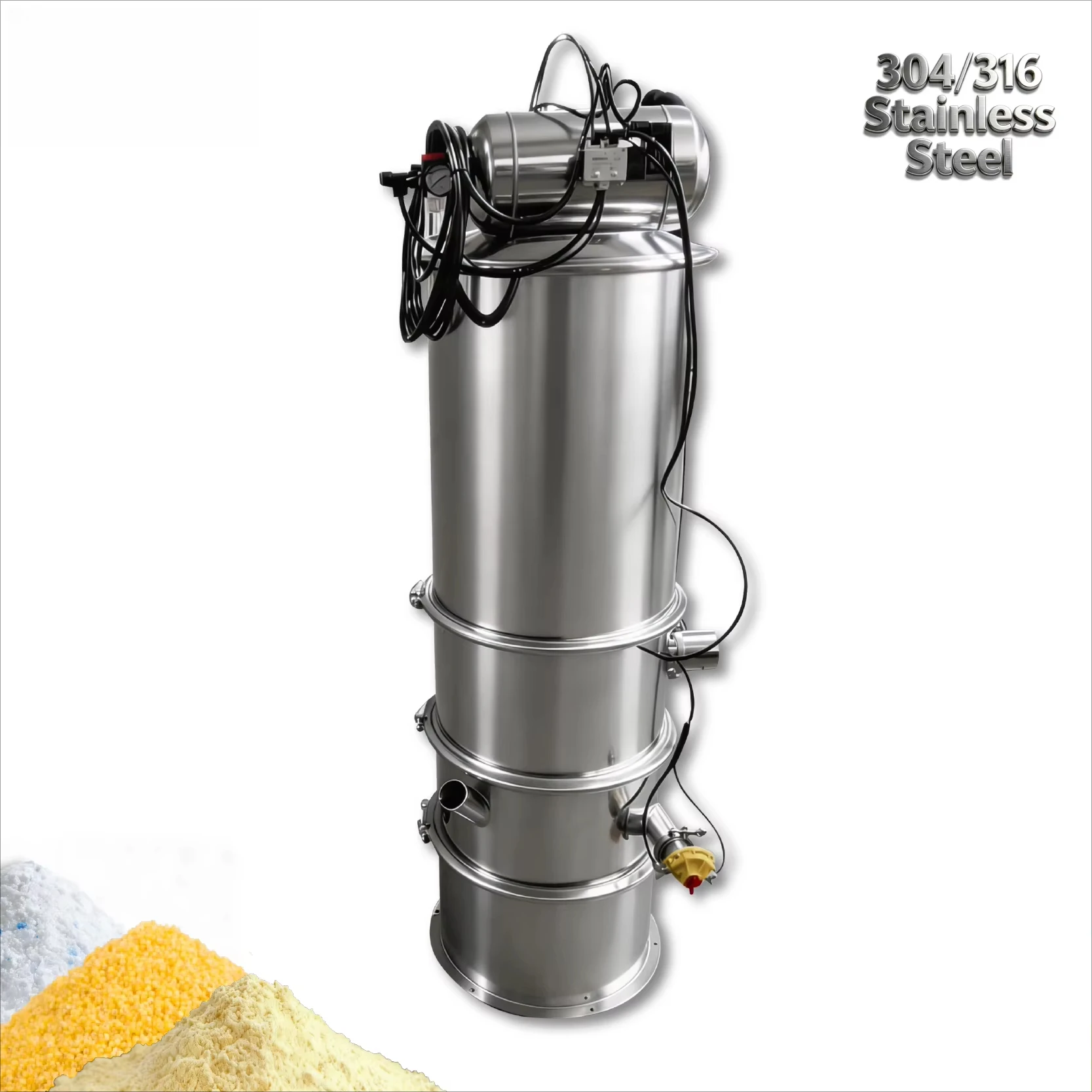 Compact Feeder Machine Automatic for Animal Feed Grain Powder Soy Flour Feeding Conveyor