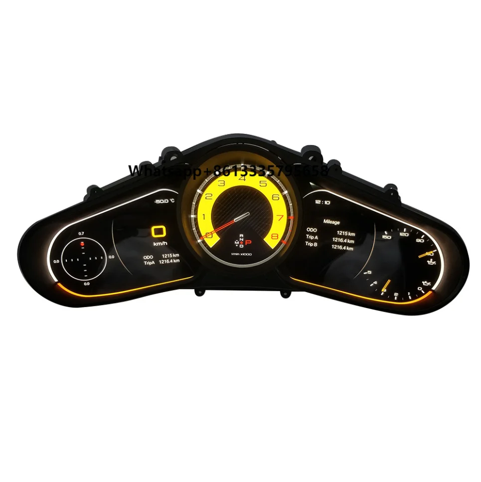 

12.3Inch Linux System Speedometer IPS Touch Screen LCD Instrument 2010-2016 for Porsche Cayenne Digital Cluster Dashboard Car