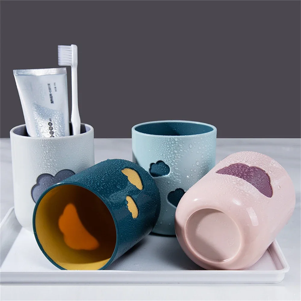 Mouthwash Cup Two-color Couple Toothbrush Cup