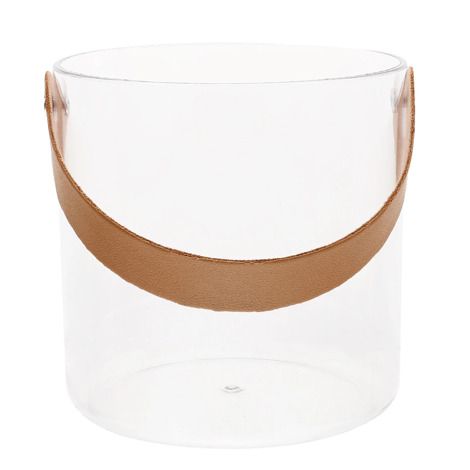 

1pcs Stylish Transparent Fruit Basket Portable Multi-Functional Storage Container for Kitchen Picnic Travel Thick Handle Large