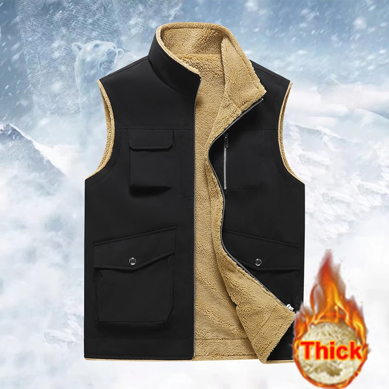 Outdoors Gilet Men Casual Heated Vest Man Plus Size Body Warmer Hiking Clothing Luxury Thermal Fashion Men's Heating Winter Coat