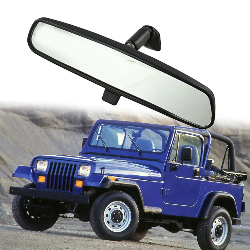 Replacement Mirror Rear View Mirror 8993-023K For Wrangler For CJ For TJ 1997 - 2006 Front Placement Glass Material
