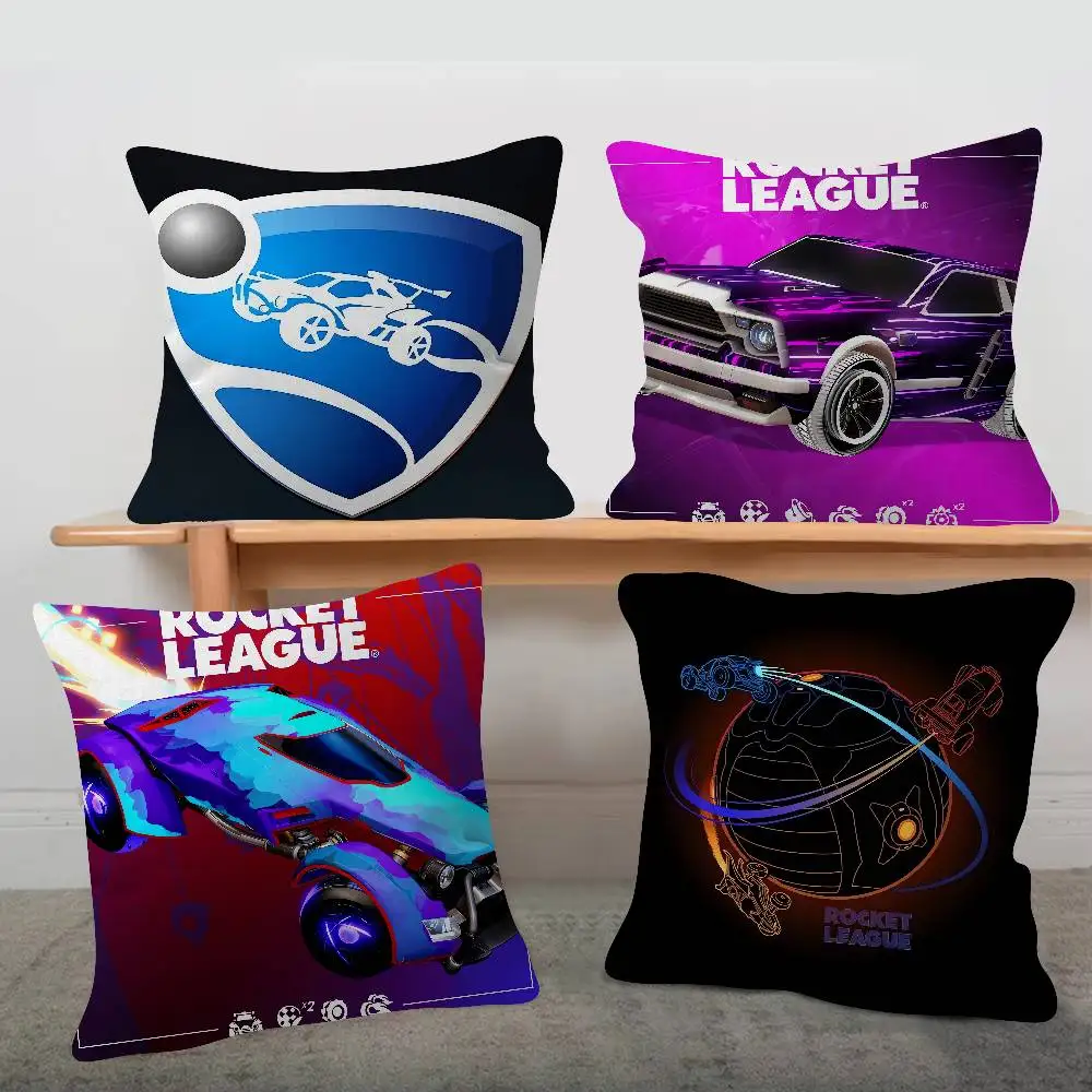 Game Rocket League Cute Cartoon Two-dimensional Pillowcase Bedroom Sofa Cushion Cover Nap Pillow Cover