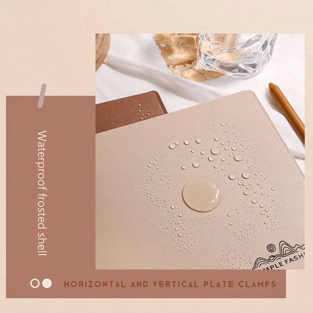 Abrazadera de placa Verhical de doble uso, resistente al agua, con clip de Metal, carpeta de archivos A4, almohadilla de escritura duradera gruesa para oficina