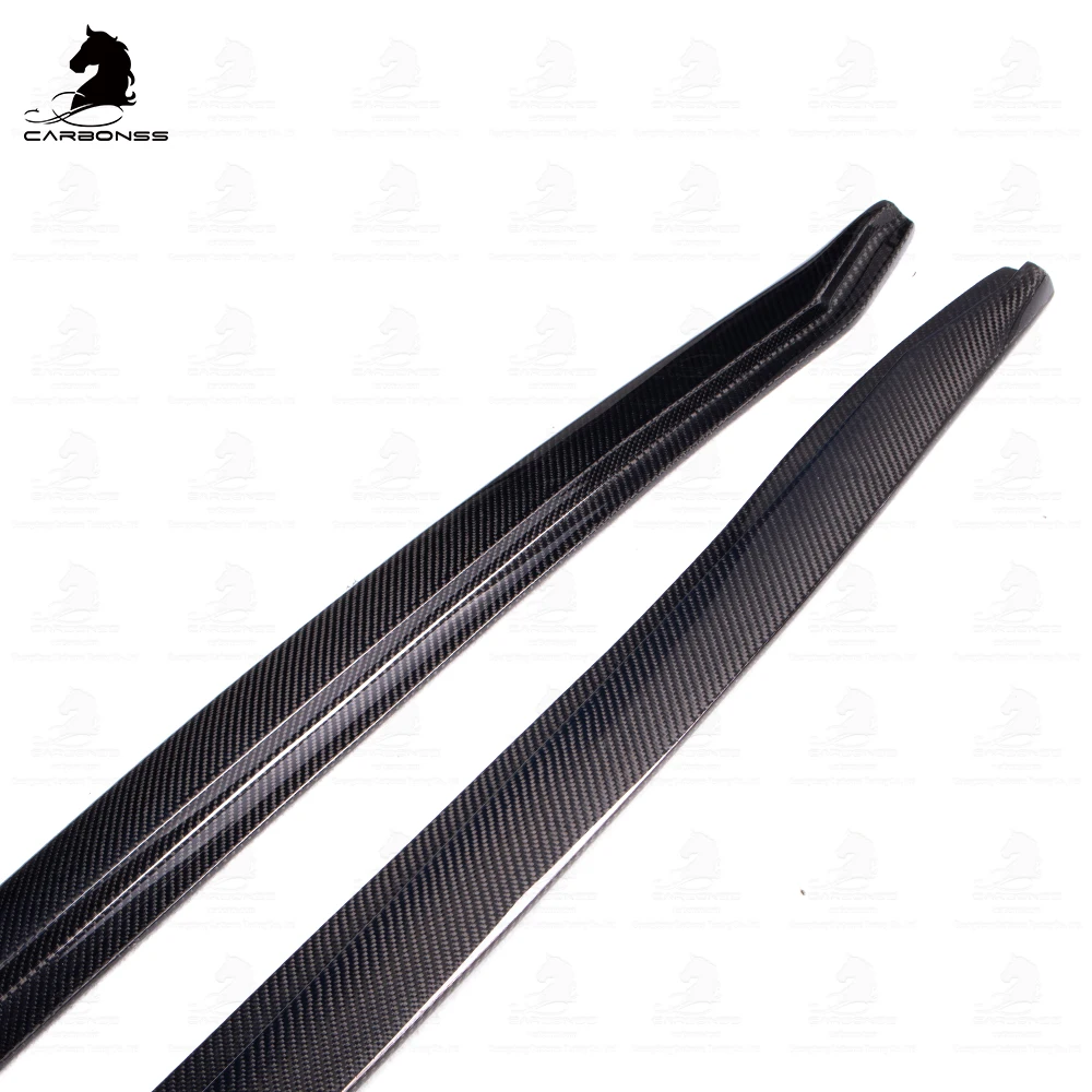 حار بيع السيارات السيارات أحدث التنانير الجانبية من ألياف الكربون فاري نوع ل A90 2019 + #6