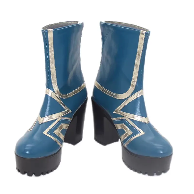 Honkai Anaxagoras Cosplay Shoes Unisex Men Comic High PU Boots for Halloween Carnival Party Christmas