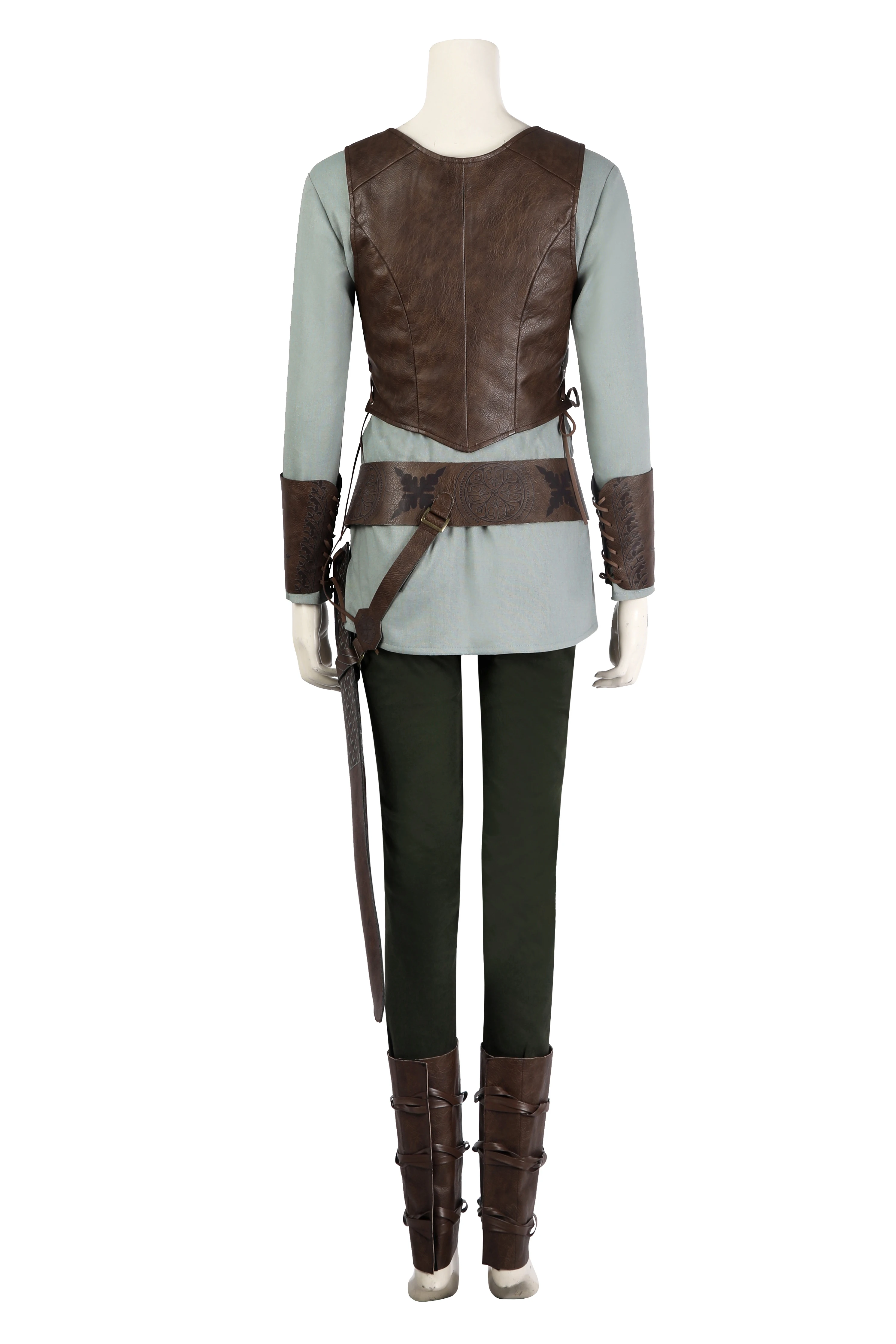 مسلسل تلفزيوني Season3 الأميرة سيري كوسبلاي سيريلا زي سترة علوية وسراويل تناسب مع إكسسوارات زي معركة الهالوين النسائي