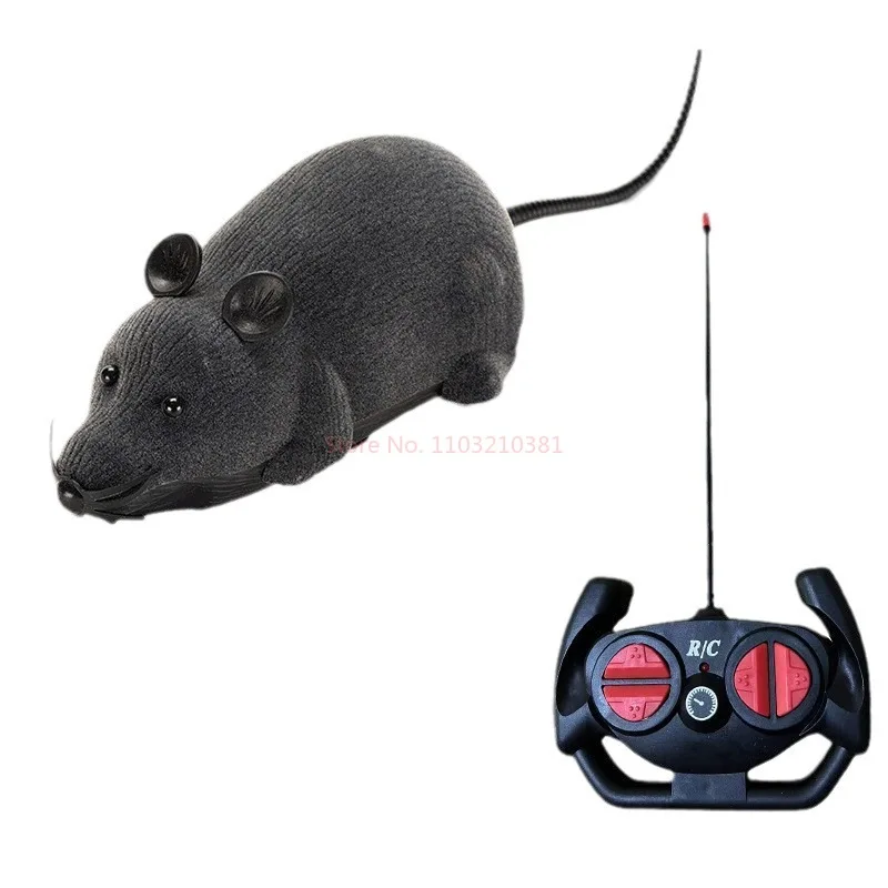 Souris électrique télécommandée pour animaux de compagnie, jouet coule pour chat, simulation créative à quatre voies, farce particulière, nouveau jouet pour enfants