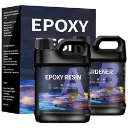 500ml 1000ml Set Epoxy Resin Kit Crystal Clear Epoxy Resin Kit & Hardener for DIY Art Mold Casting Jewelry Making Table Coating