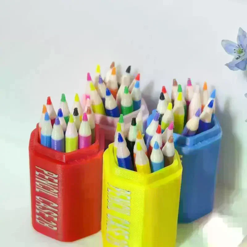 10/12Pcs Kid Pretend Spielen Spielzeug Puppenhaus Miniatur Farbige Stift Mini Bleistift Schule Liefert Modell Puppe Haus Zubehör