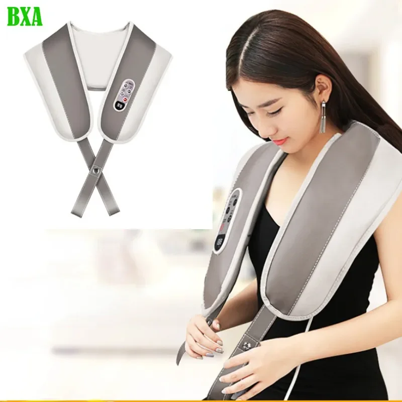 Electrical Shiatsu U Shape Shawl Back Neck Shoulder Body Massager Device Infrared Heated Kneading Car/Home Shawl