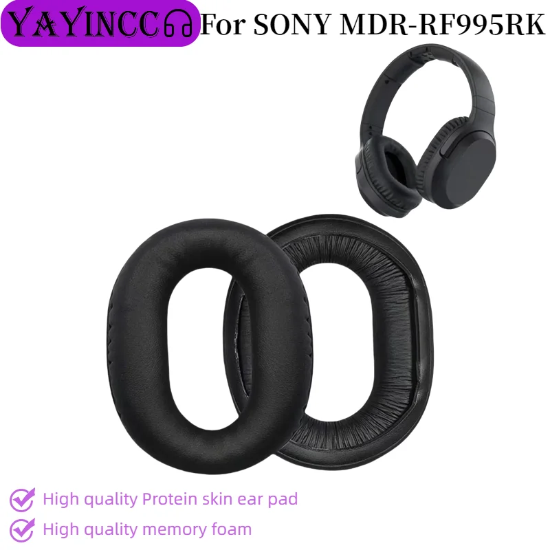 

New Arrivals Replacement Protein skin memory sponge Earpads For SONY MDR-RF995RK Earmuffs Ultra-soft Sponge Cushion Cover