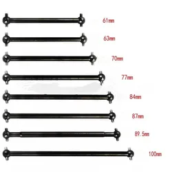 Eje de transmisión de Metal Dogbone RC, piezas de repuesto, 61/63/70/77/84/87/89.5mm para 1/10 HSP 94101 94102 94103 94107 94122 94123 94155 94166