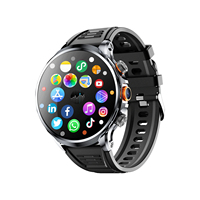 NEW 4G Android H18 Smart Watch 1.95 inch Large Spherical Screen Camera Video Call With 1100mAh Big Battery Outdoor Sport Men
