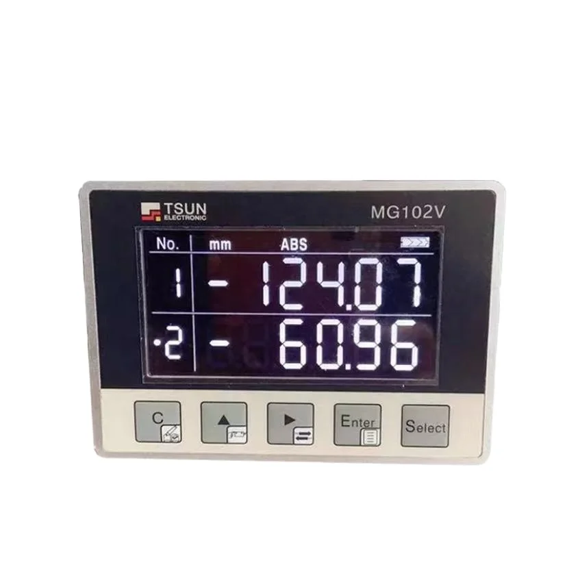 TSUN-MG102V Double axis double induction head double display digital display meter for wood processing