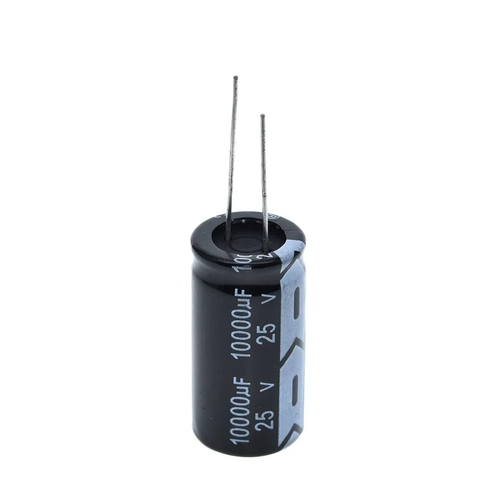 5pcs DIP Aluminum Electrolytic Capacitor CC 25V/ 10000 UF 25V/10000UF Electrolytic Capacitor Size 18*35 mm plug-in 25V 10000UF