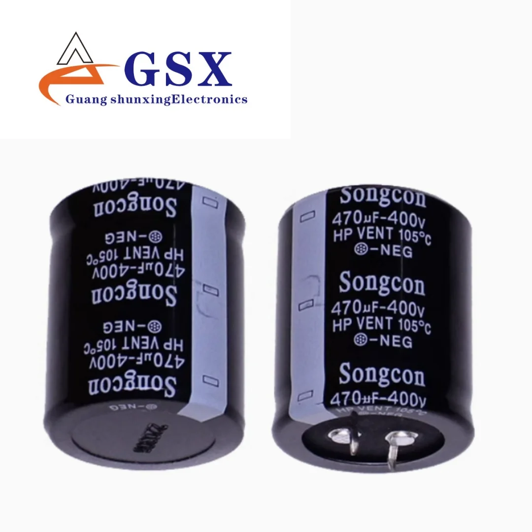 

470UF 400V brand new aluminum electrolytic capacitor 400v470uf 35 * 40 Songchuang HP inverter welding machine