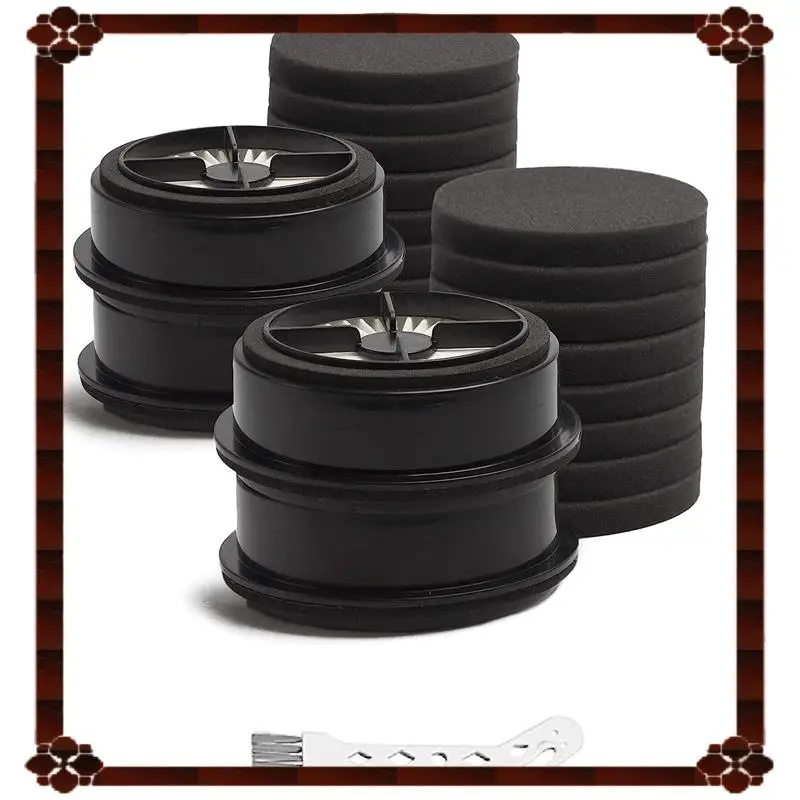 مجموعة فلتر HEPA البديلة لمرشح HEPA ومجموعة مرشح الرغوة مناسبة للمكانس الكهربائية Dirt Devil F44 مقارنة بها 304019001 Pack O #1