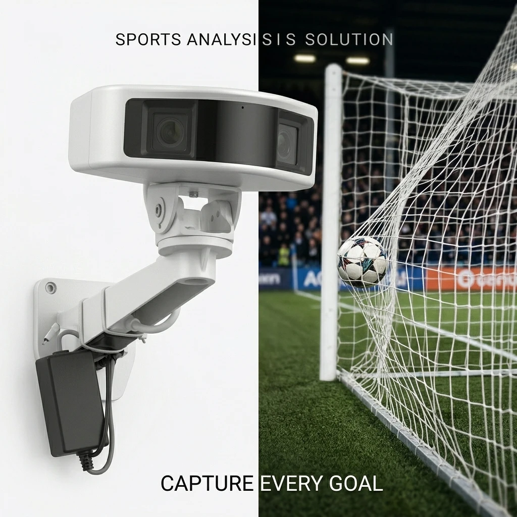 Fixed Waterproof Sports AI Camera for Football Match Live Streaming