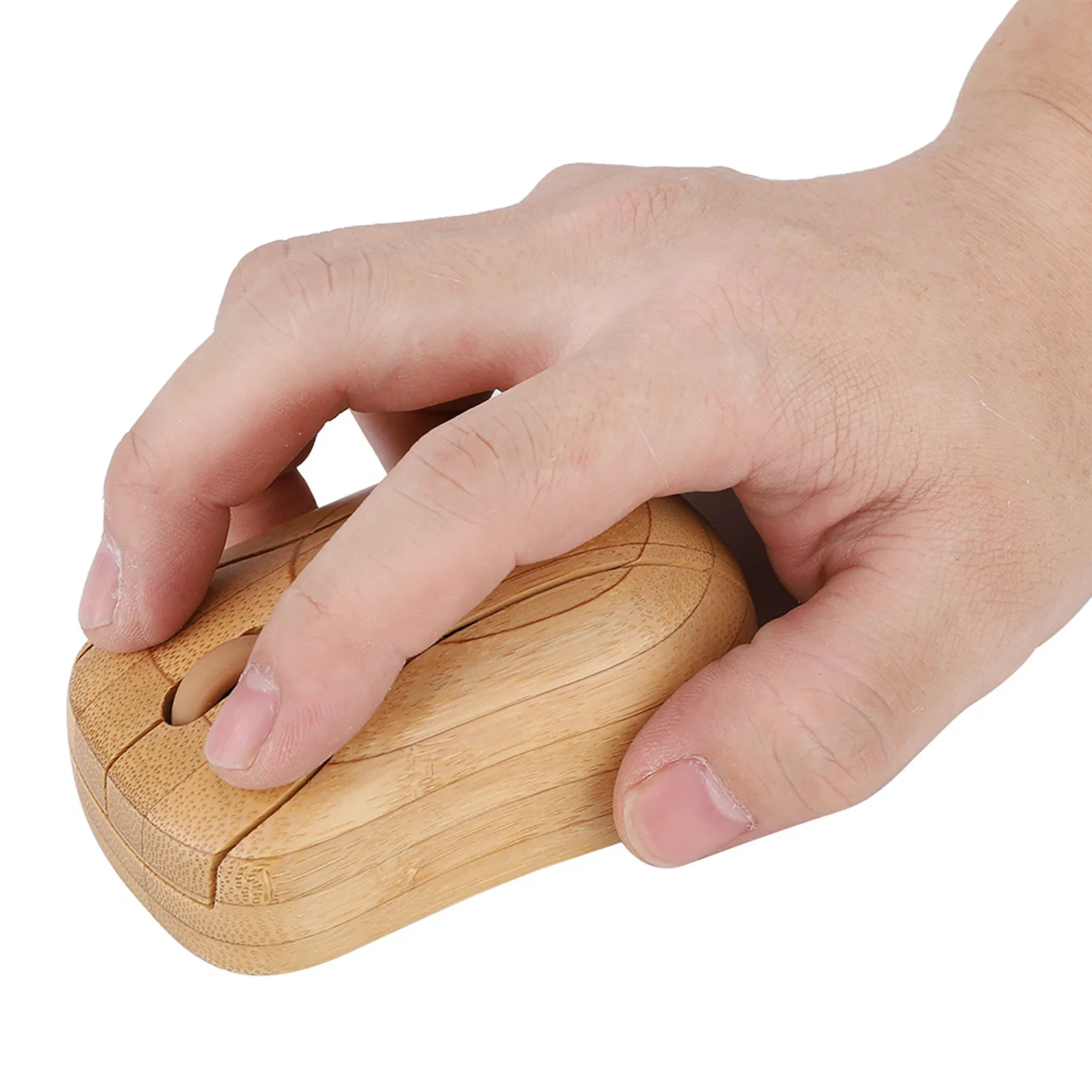 2.4GHz Bamboo Wireless Optical Mouse PC Laptop Computer Wooden Wood Wireless Mouse Wooden Wireless Mouse Bamboo Wireless Mouse